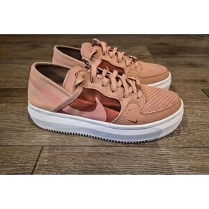 Nike Court Vision Alta Womens Platform Sneakers Pink CW6536-600 Size 10